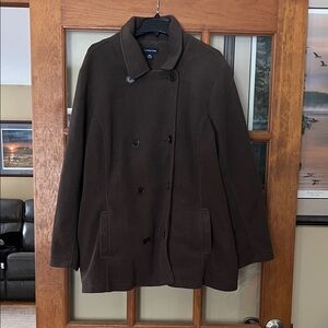 Lands' End Rich Brown Coat